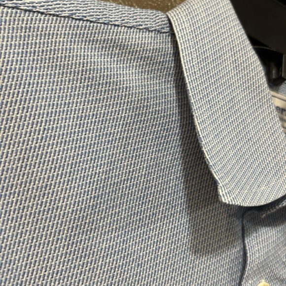 Burberrys blue Vintage one pocket button down size 16 - Picture 2 of 8